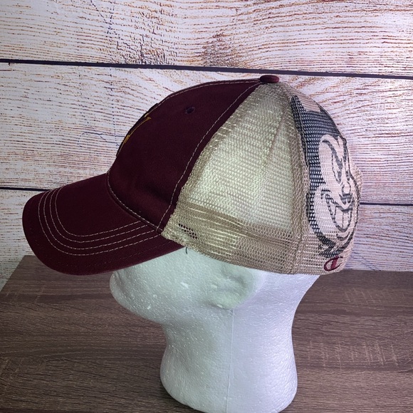 Arizona State University ASU Sun Devils Baseball Hat Mesh Snapback Champion - Picture 4 of 8